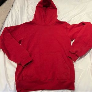 LA apparel red hoodie